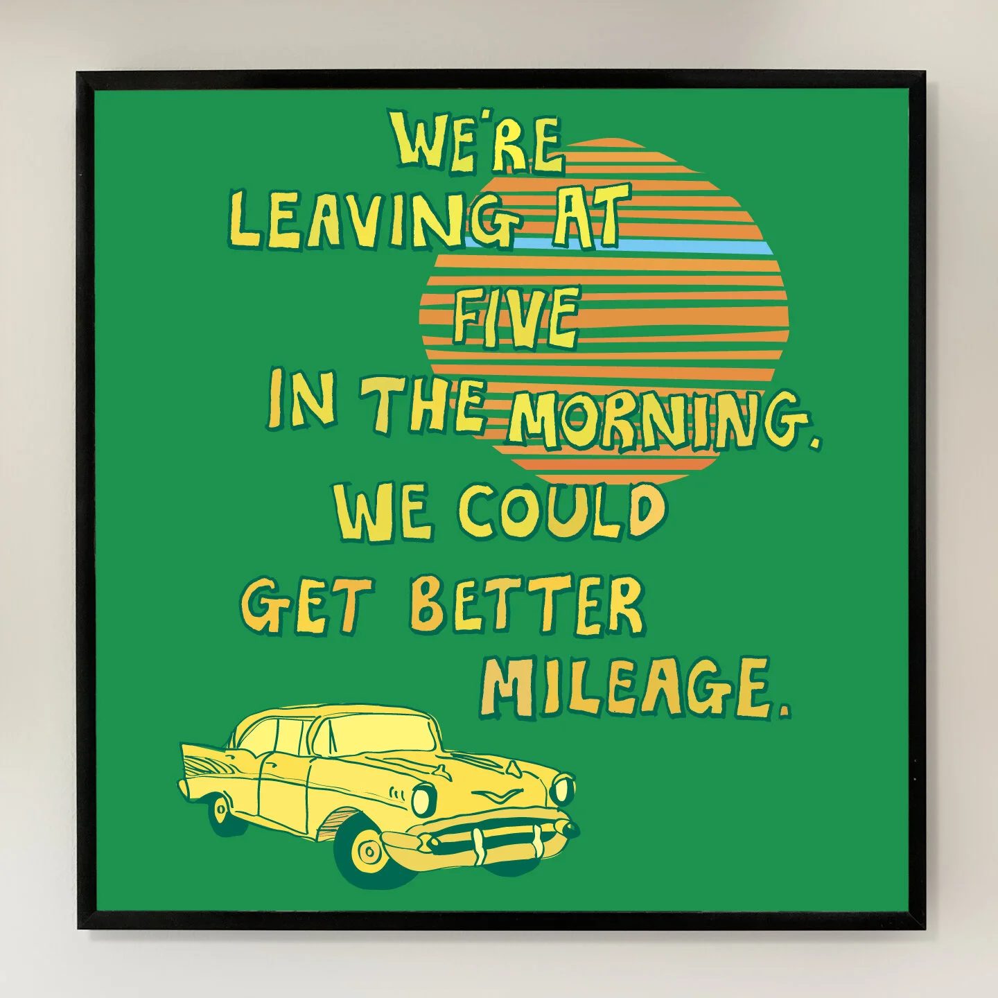 That's Us / Wild Combination 12x12 inch Art Print printed on Archival Matte Paper