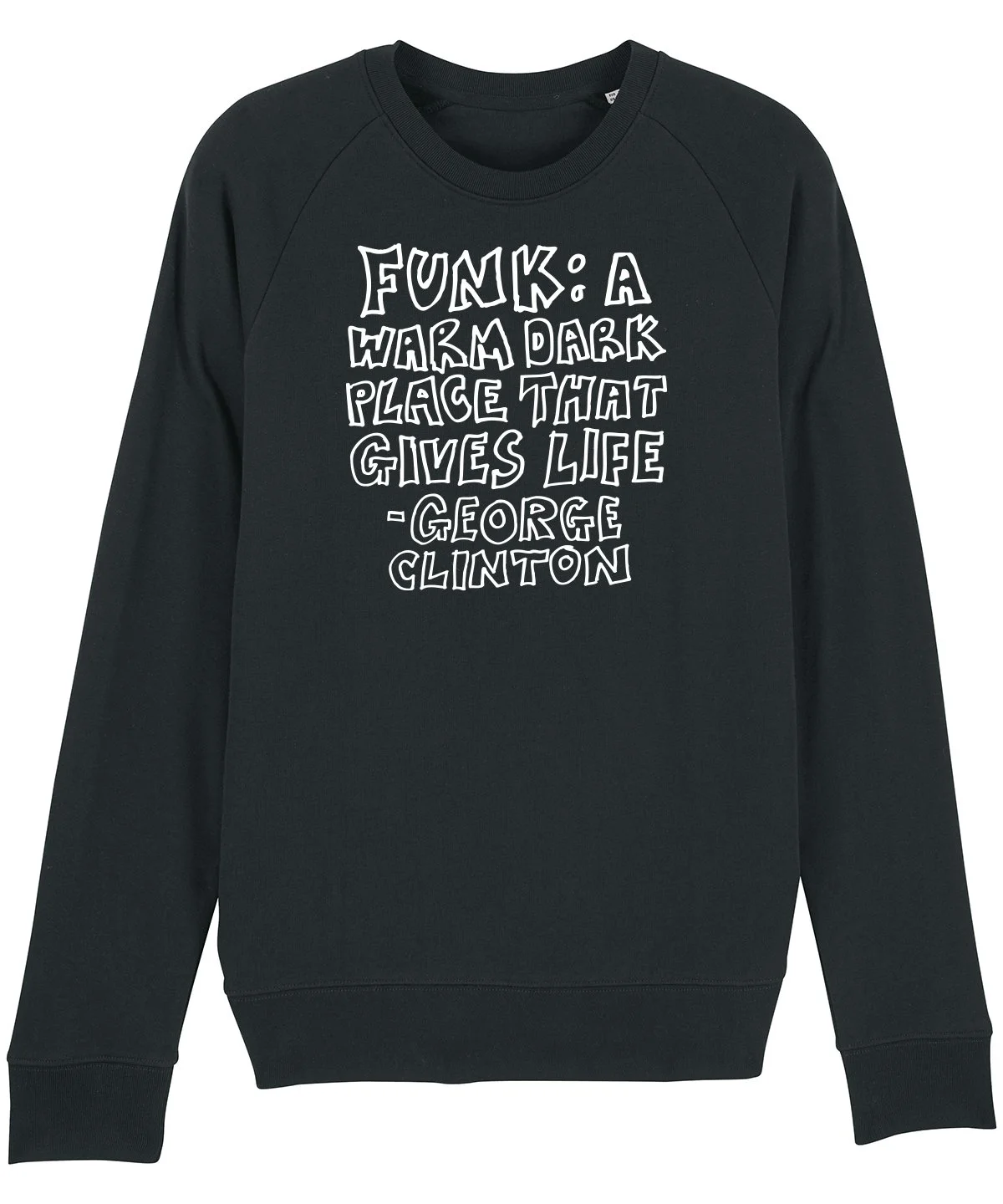 Funk Definition Men's Sweatshirt With White Flock Vinyl