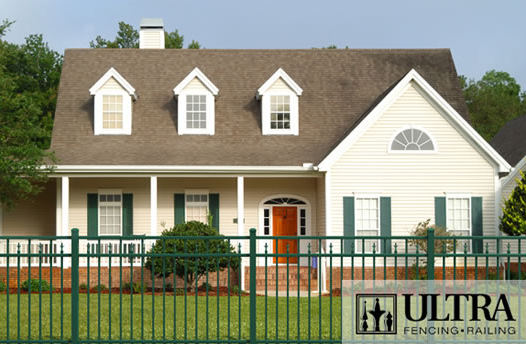 UAF-250 Residential Fence with Tri-Finials