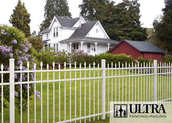 UAS-150 Residential Fence with Staggered Spears