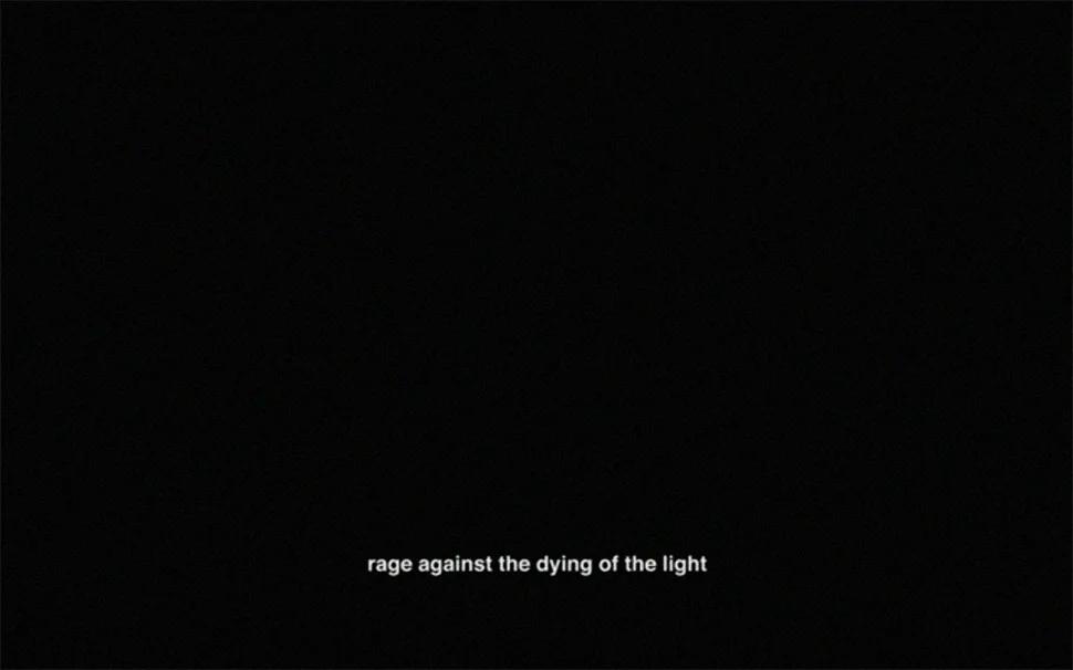 Sin imagen (Dylan Thomas) , 2004 Video 01'55''