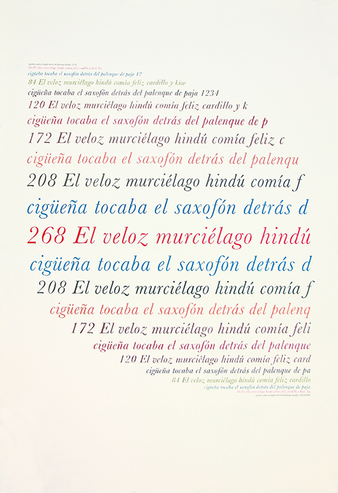     Altazor (Vicente Huidobro)  , 2014    Lápiz de color, papel /&nbsp;Coloured pencil, paper     190 x 130 cm    *El texto tiene la misma área de color que la tinta usada para imprimir una edición de "Altazor" de Vicente Huidobro; el papel tiene la 