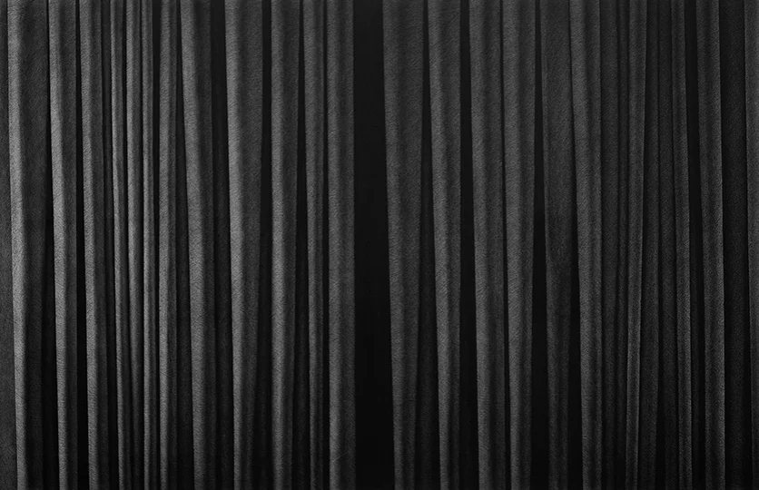 Telón / Curtain , 2013 Lápiz de color, papel / Coloured pencil, paper 140.5 x 200 cm
