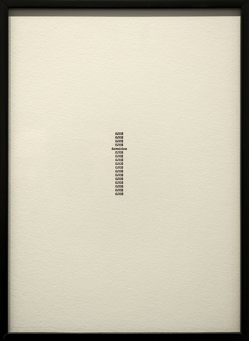     Nocturnos (Xavier Villaurrutia)&nbsp;    /    &nbsp;Nocturnes (Xavier Villaurrutia)    ,    &nbsp;    2016    Tinta sobre papel / Ink on paper    Políptico de 17 piezas de 37.5 x 27.5 cm cada una / Polyptych of 17 pieces of 37.5 x 27.5 cm each   