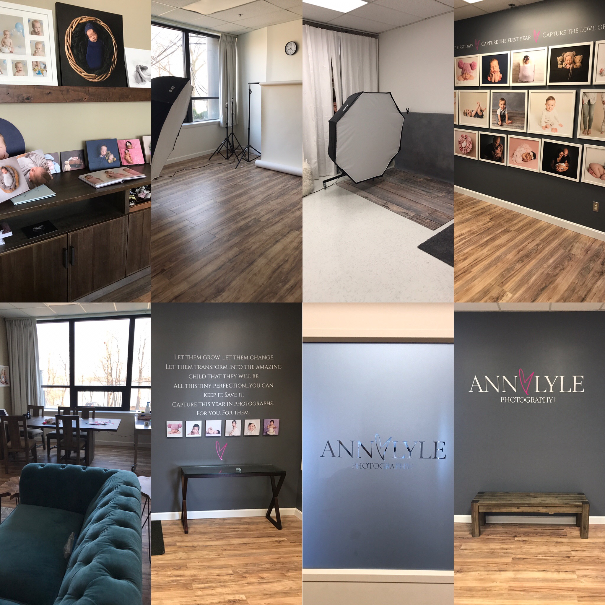 Ann Lyle's 2000 sq ft photography studio at 63 Fountain Street, Framingham, MA.