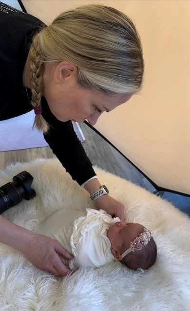 Boston newborn photographer studio session