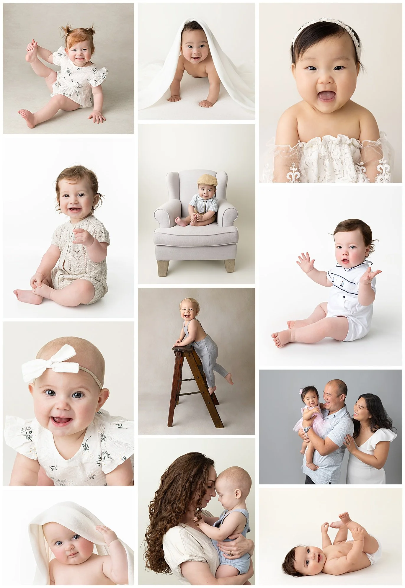 Collage of Baby images