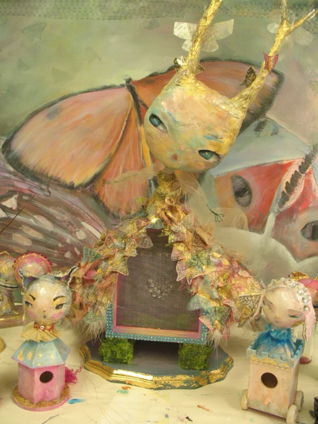 Butterfly Queen window for Mindfulnest Burbank, CA