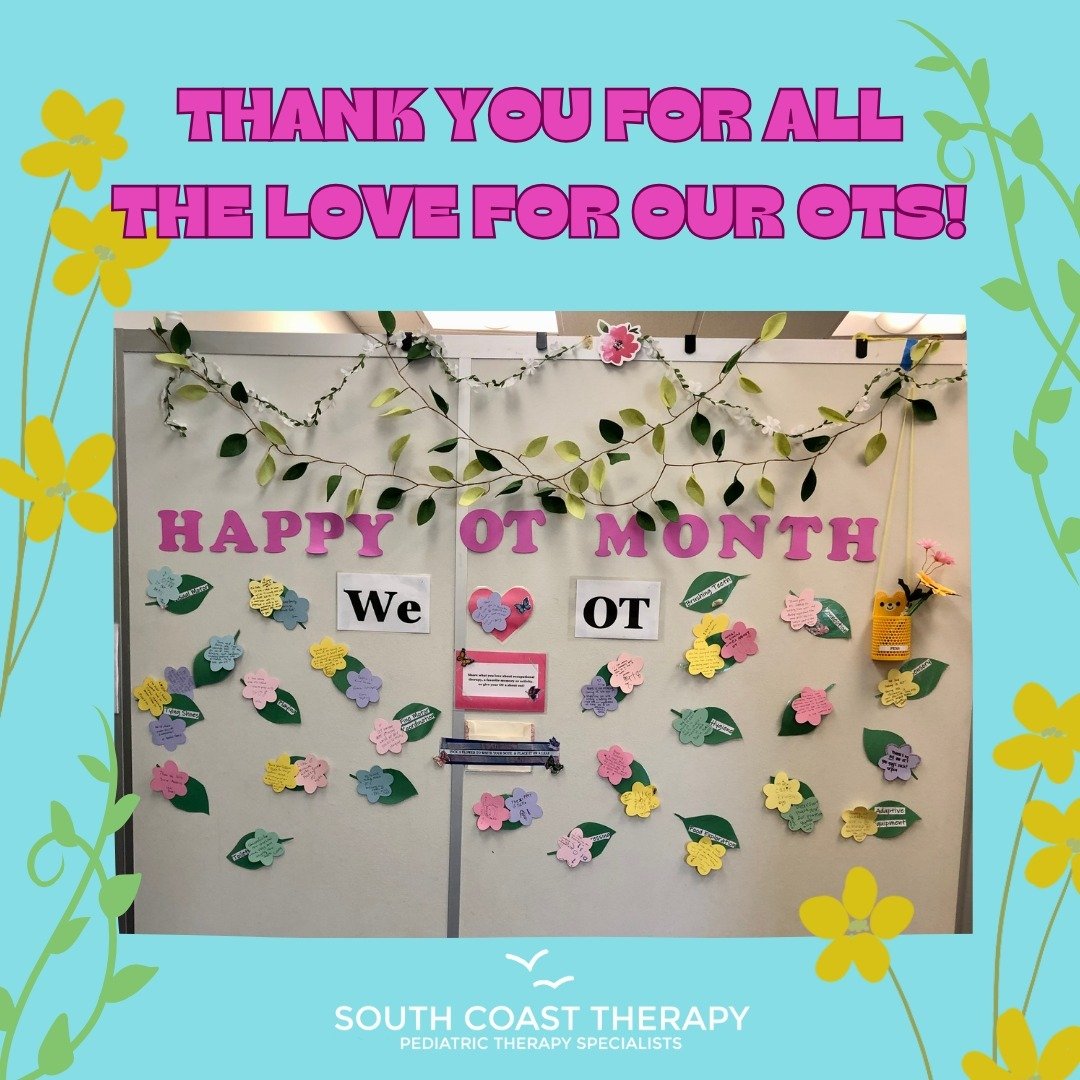 Thank you for all the love you have sprinkled our wonderful OTs with this month! We have enjoyed reading all your messages. It warms our hearts to see your words of support. #OTmonth