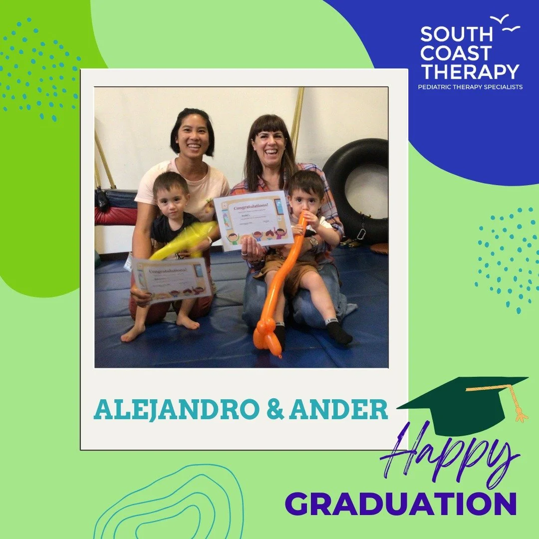 We have had some big graduations to celebrate in recent weeks. First up: Congratulations to Alejandro and Ander on their graduation from occupational therapy! Way to go boys! #otgraduate