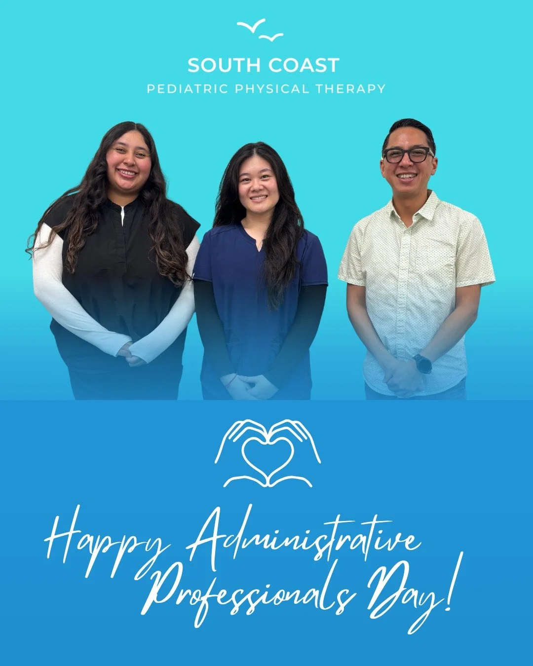 We would like to wish our front office team a very happy Administrative Professionals Day! Thank you Allan, Amy, and Jackie for all you do to keep the clinic running smoothly and efficiently. We are so grateful for you! #workfamily