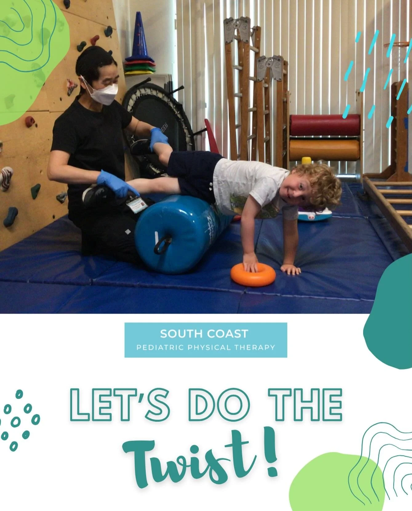 Come on baby, let&rsquo;s do the twist! Incorporating trunk rotation into a child&rsquo;s core strength program works to improve their strength in different planes of motion as well as improve mobility within their spine, ribcage and hips. These move