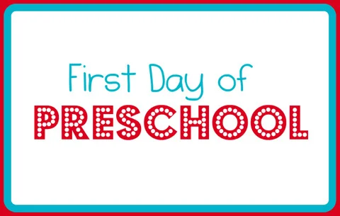 1st Day of Preschool