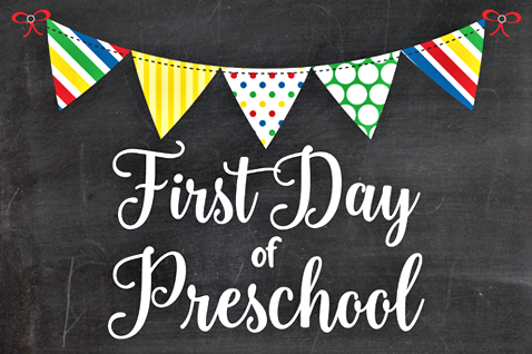 First Day of Preschool