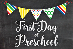 First Day of Preschool