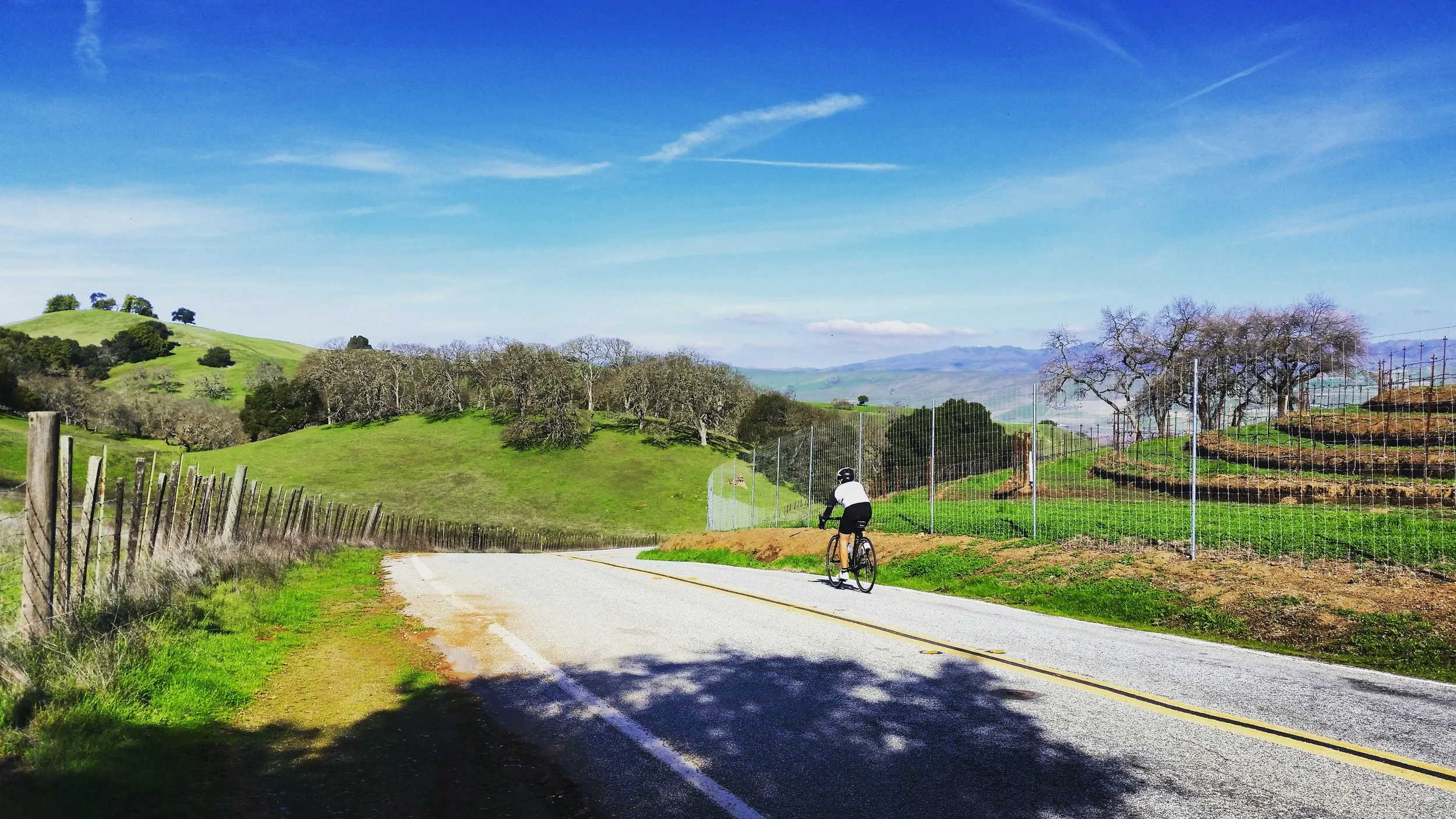 At the top of a hill just outside Morgan Hill