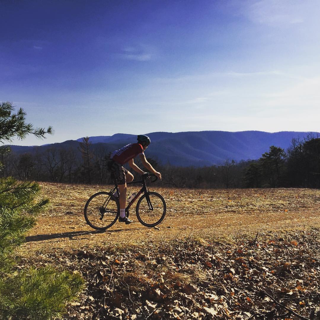 Exploring northwest Rockingham County with Chris Scott (Shenandoah Mountain Touring.) Photo by Chris Scott!