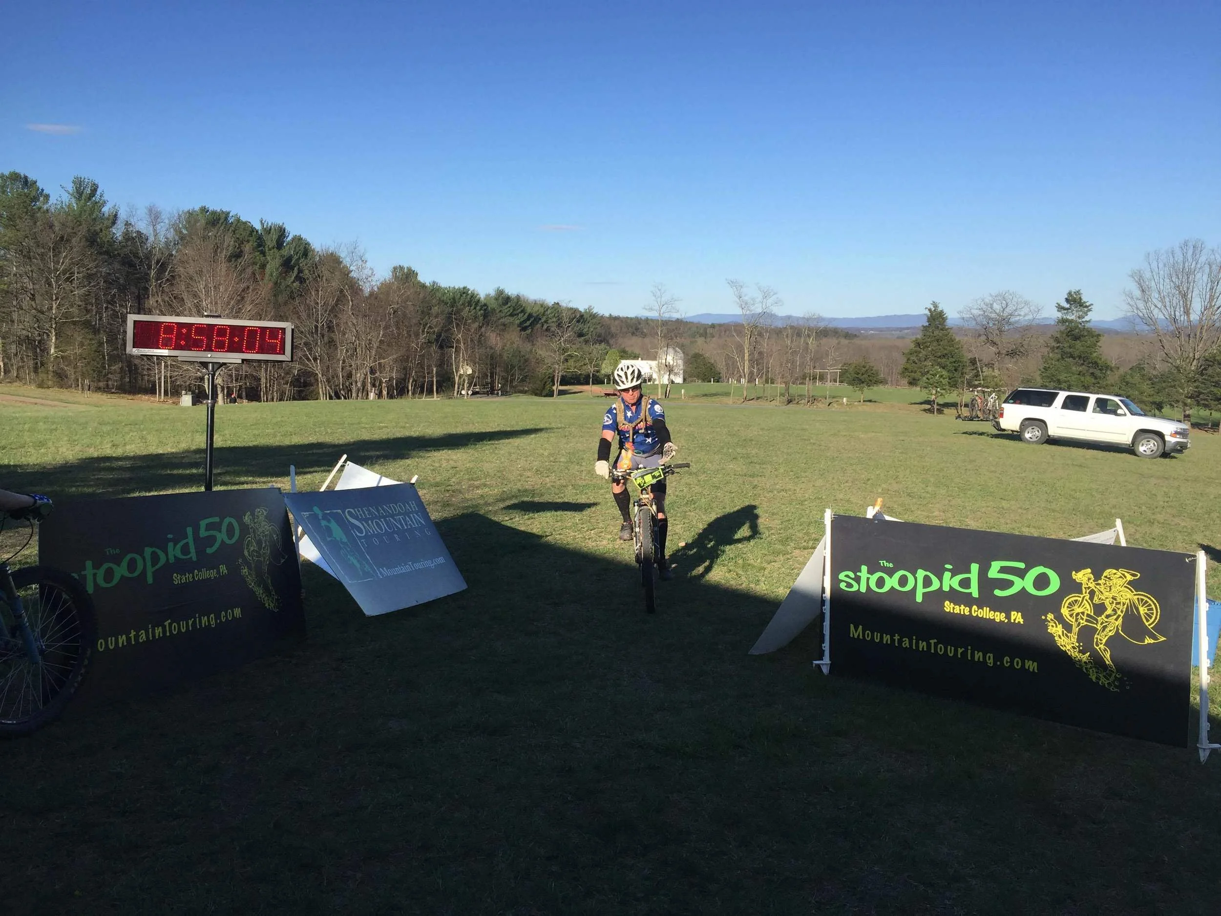 The sweep comes in after a long day in the woods! Thanks! Photo by Chris Scott