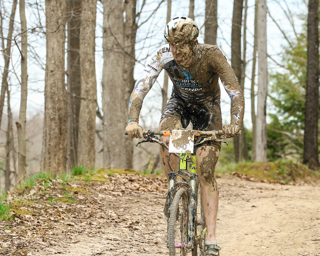 Chris got a little muddy.