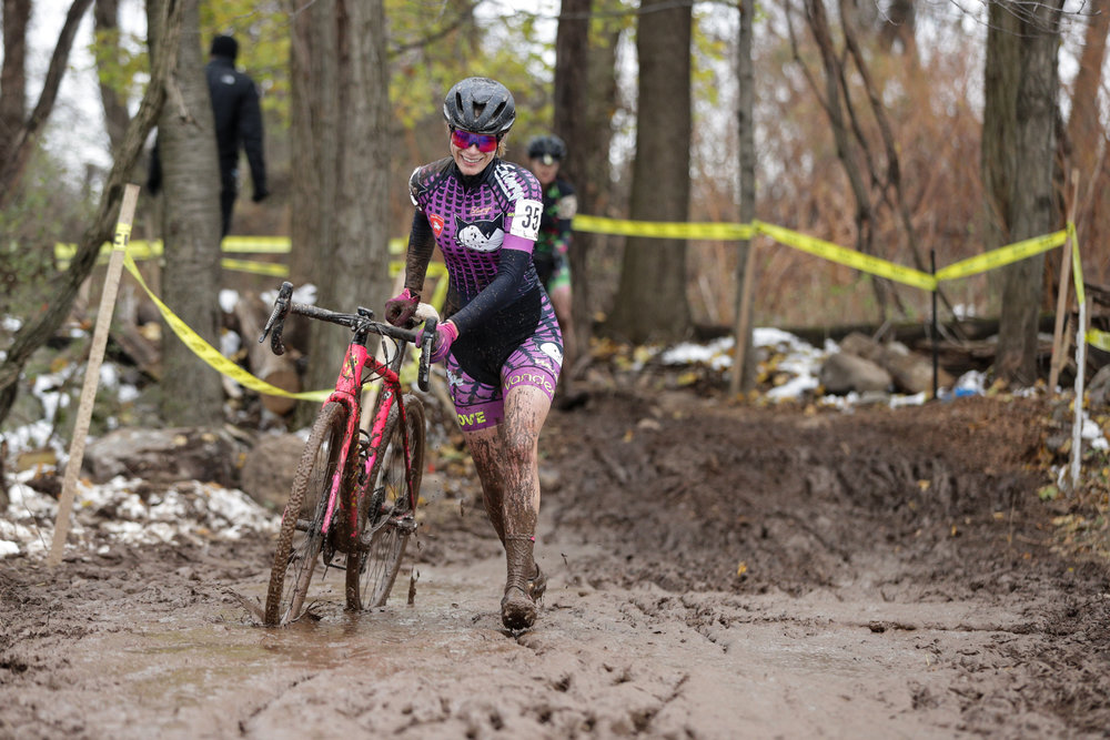  Day 2 Supercross. I’m also part of the Vanderkitten Women’s Ambassador program, and will rock their skinsuits usually on the 2nd day of cross racing. The skinsuit came in handy with all the running - no chance of jersey slipping (I’m kind of particu