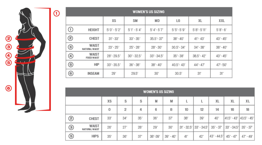 Specialized Jersey Size Chart
