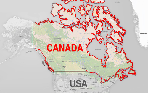 Map of Canada