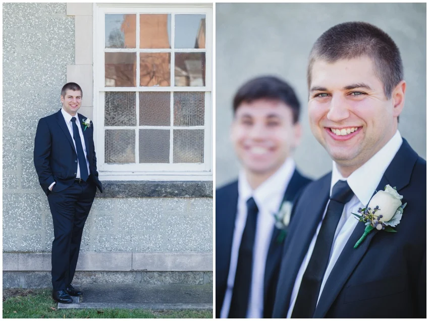 groom portrait baltimore wedding