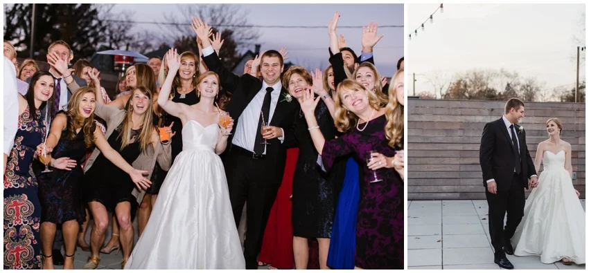 accelerator space wedding cocktail hour