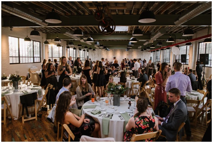 wedding reception at accelerator space