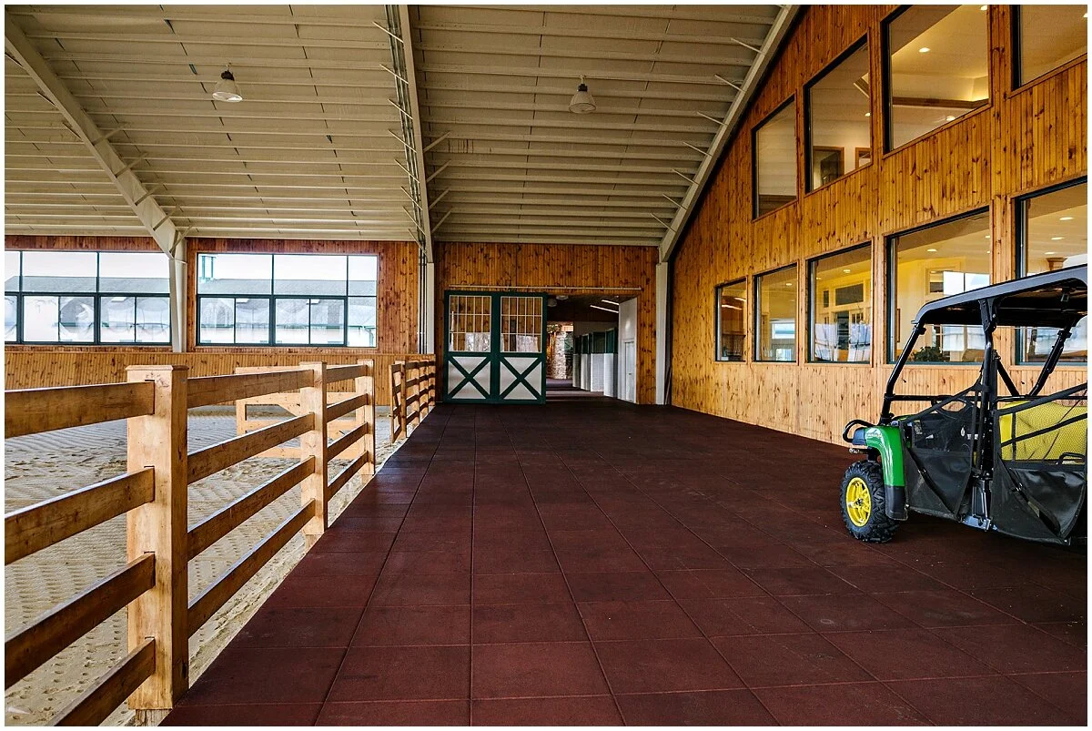 vignon manor farm modern equestrian barn maryland wedding venue