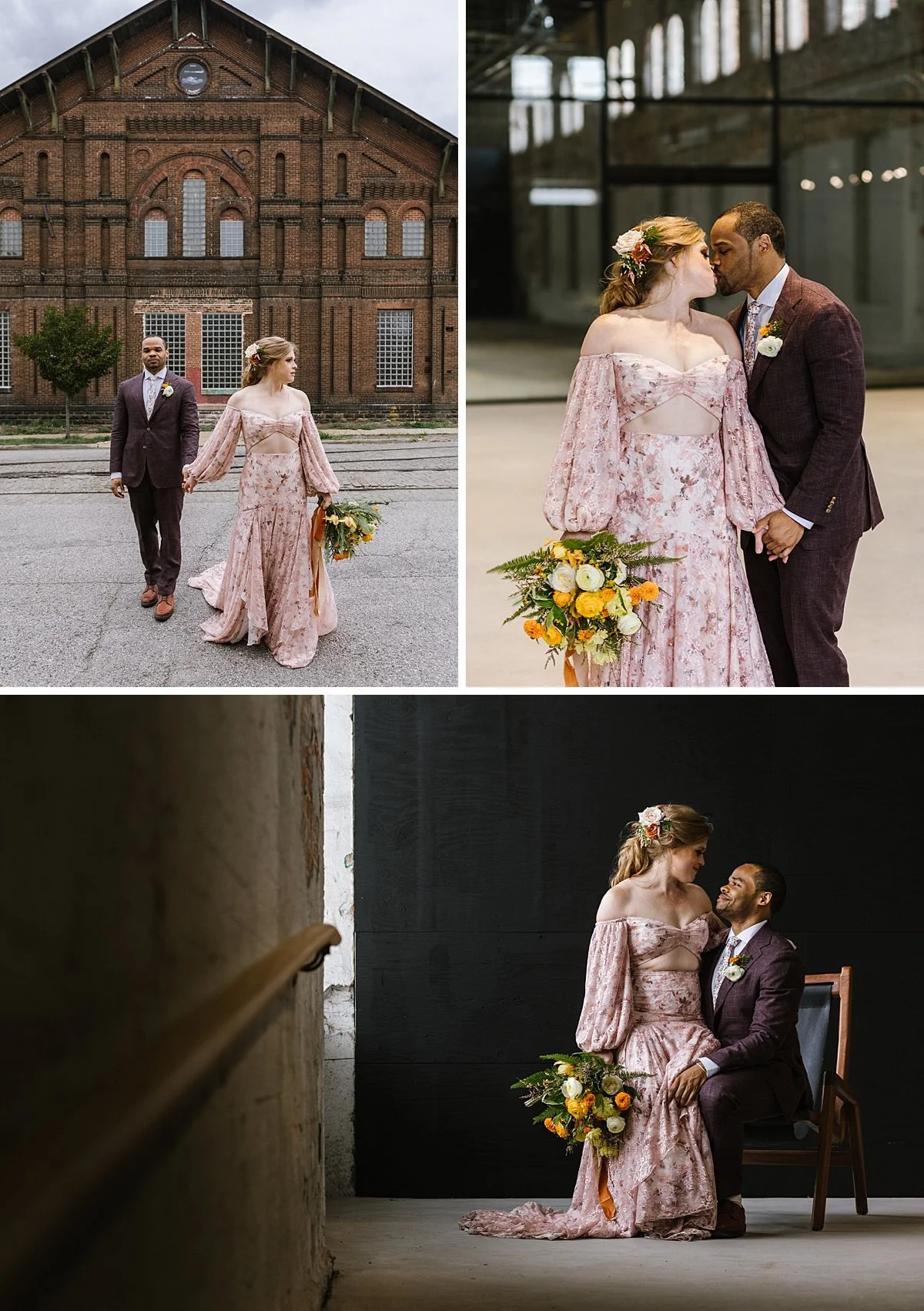 the butterfly room at sandtown furniture industrial baltimore wedding
