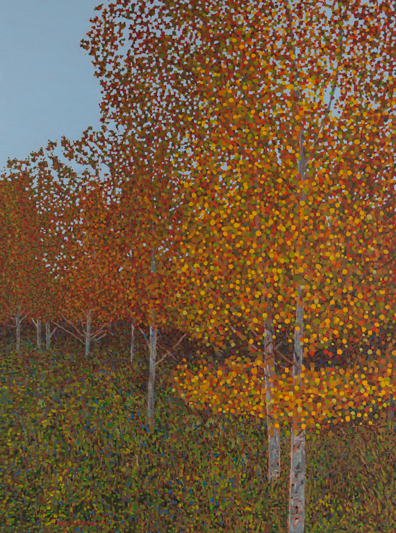 Fall Scene IX, Oil on Linen, 30" x 40", 2011 (SOLD)