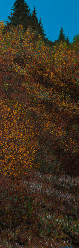 Autumn II, Oil on Linen, 12" x 36", 2014