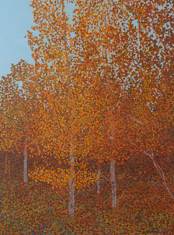 Fall Scene IV, Oil on Linen, 25" x 33", 2010