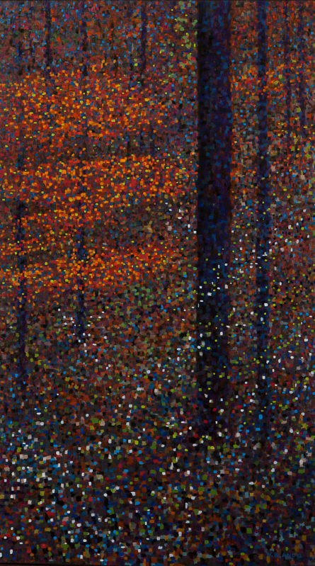 Autumn Scene II: Energy, Oil on Linen, 22" x 38", 2012