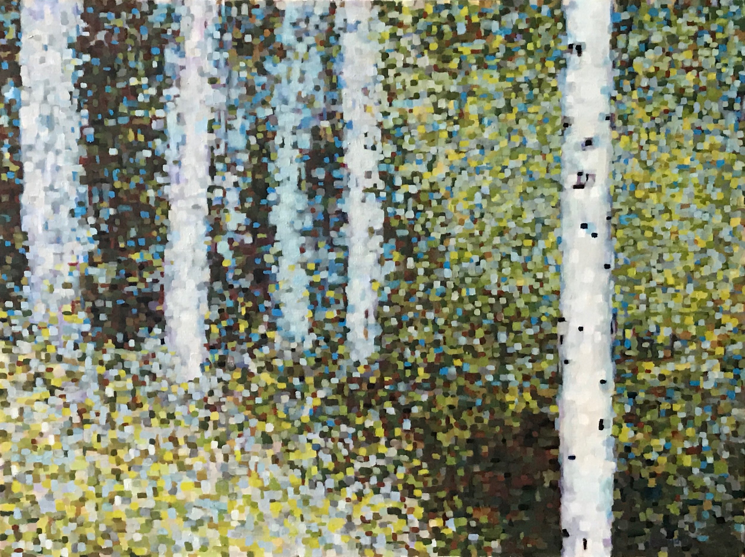 Forest II, Oil on Linen, 18" x 24", 2010
