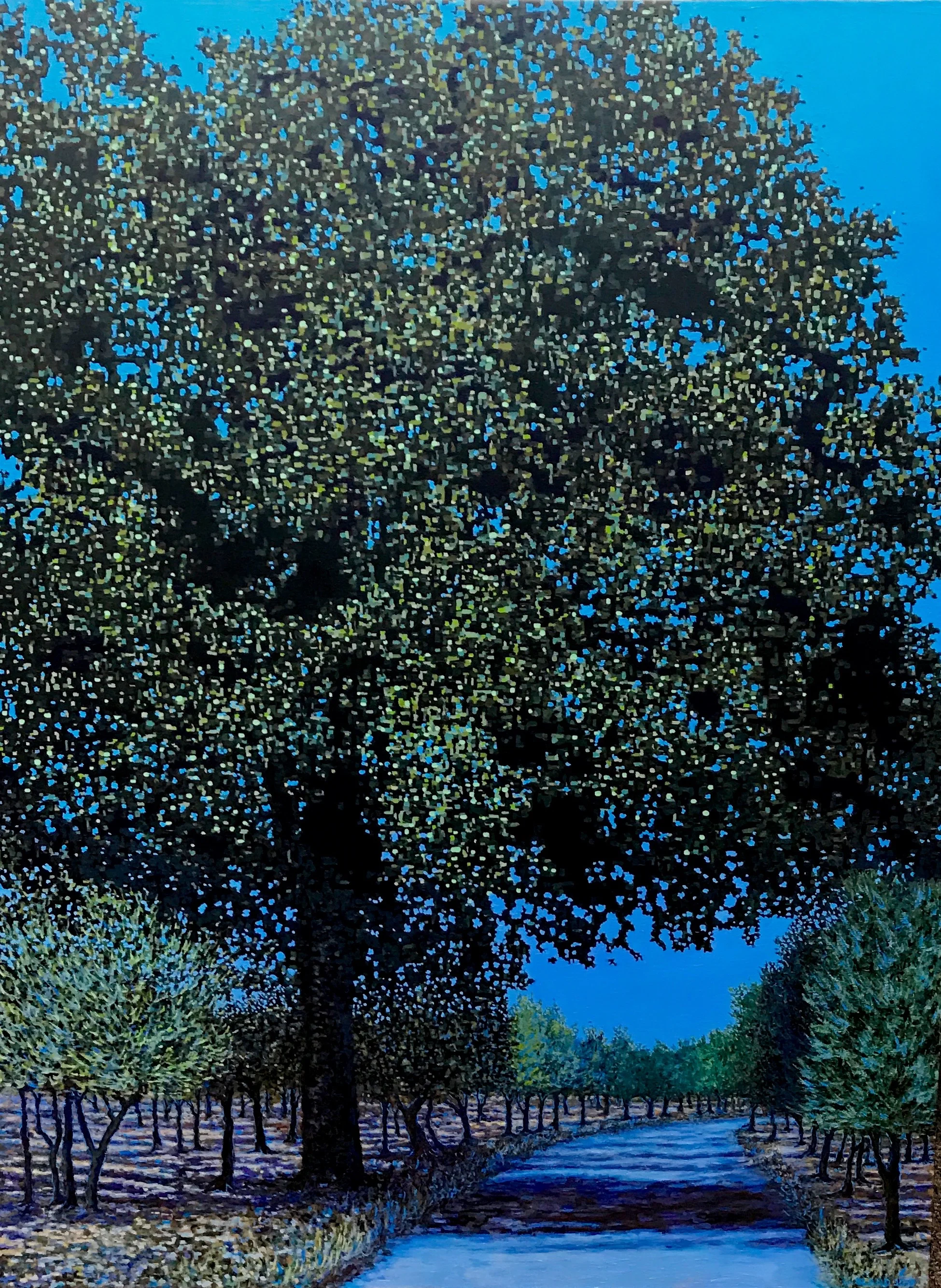 Apulia Landscape, Oil on Linen, 36" x 48", 2015 (SOLD)