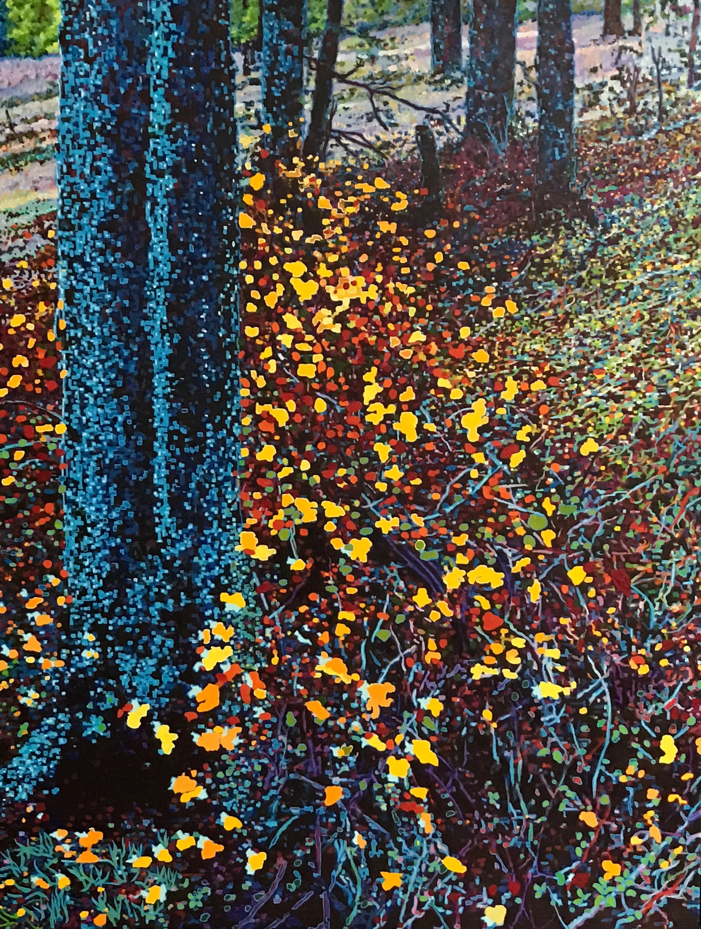 Forest Undergrowth, Oil on Linen, 32" x 42", 2016