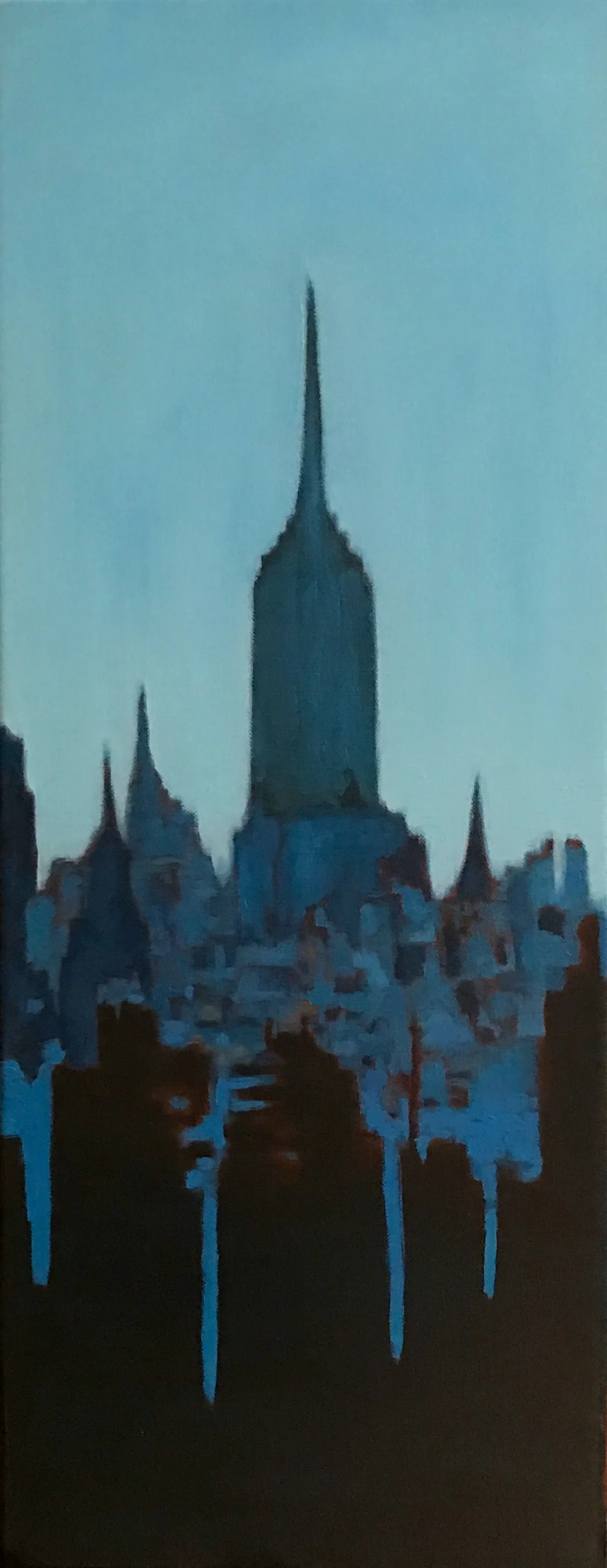 Empire State, Oil on Linen, 8" x 20", 2015