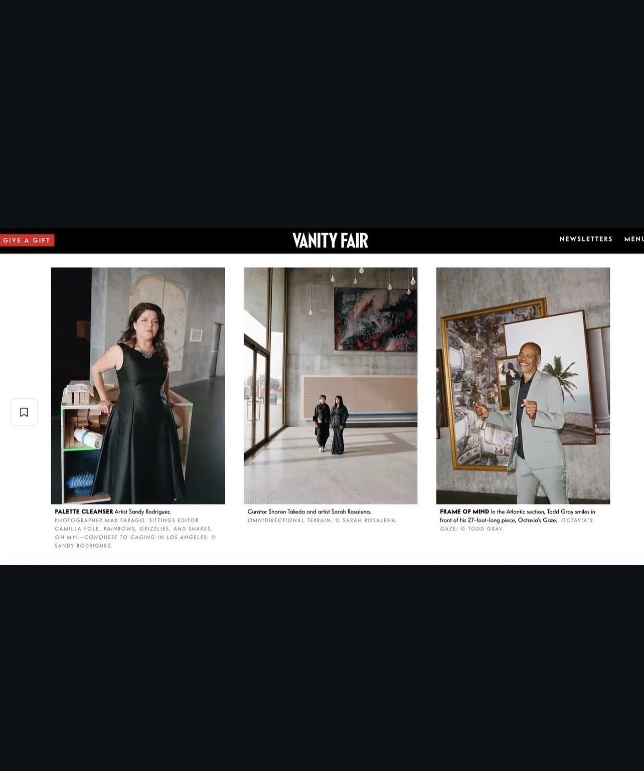 Featured in Vanity Fair