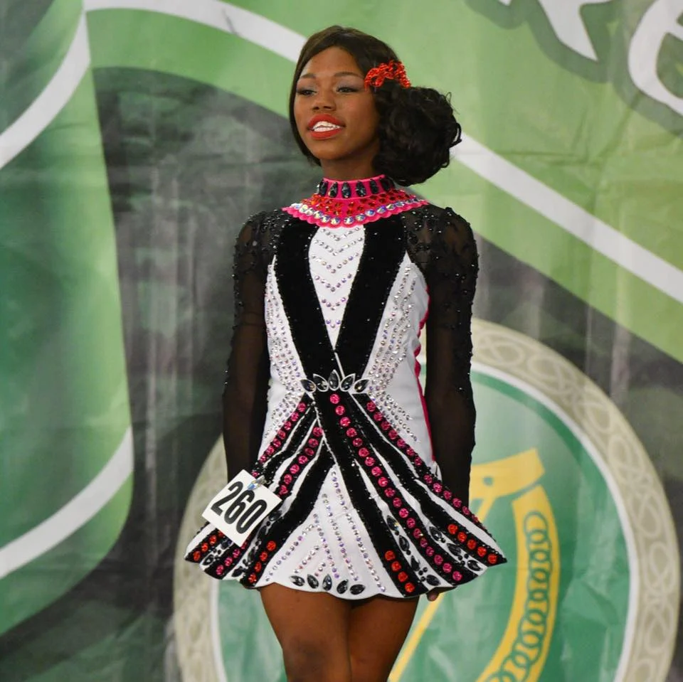 Imani on Stage at the All Irelands