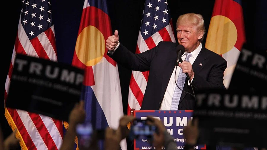Lighting the Republican nominee Donald Trump 2016 
