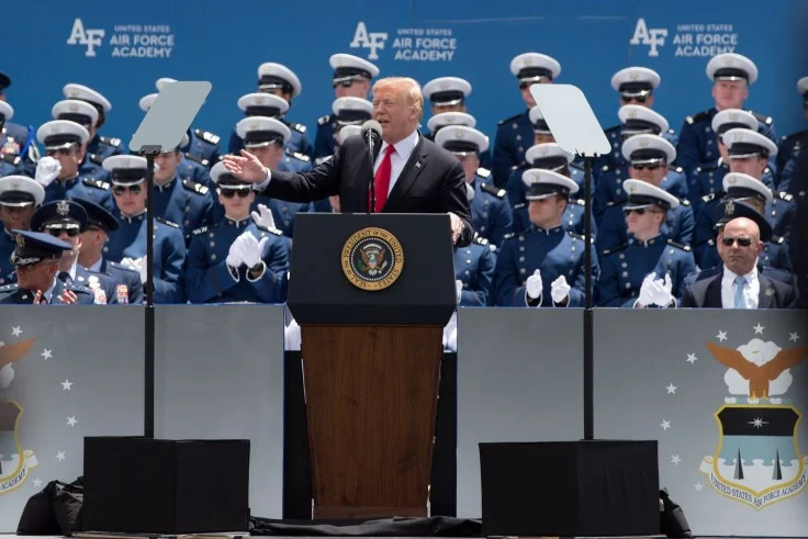 2019 Air Force Graduation with President Trump 