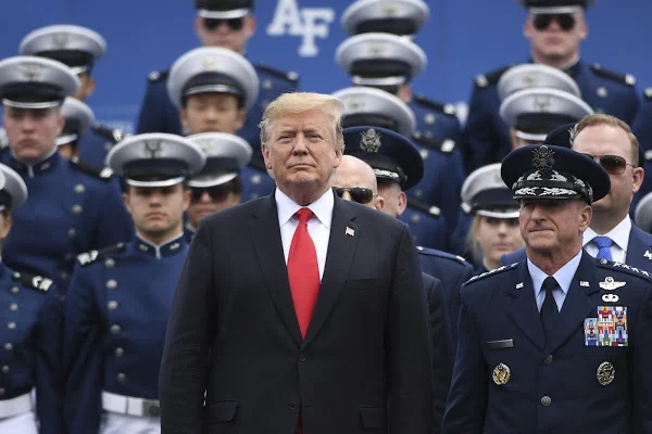 2019 Air Force Graduation with President Trump 