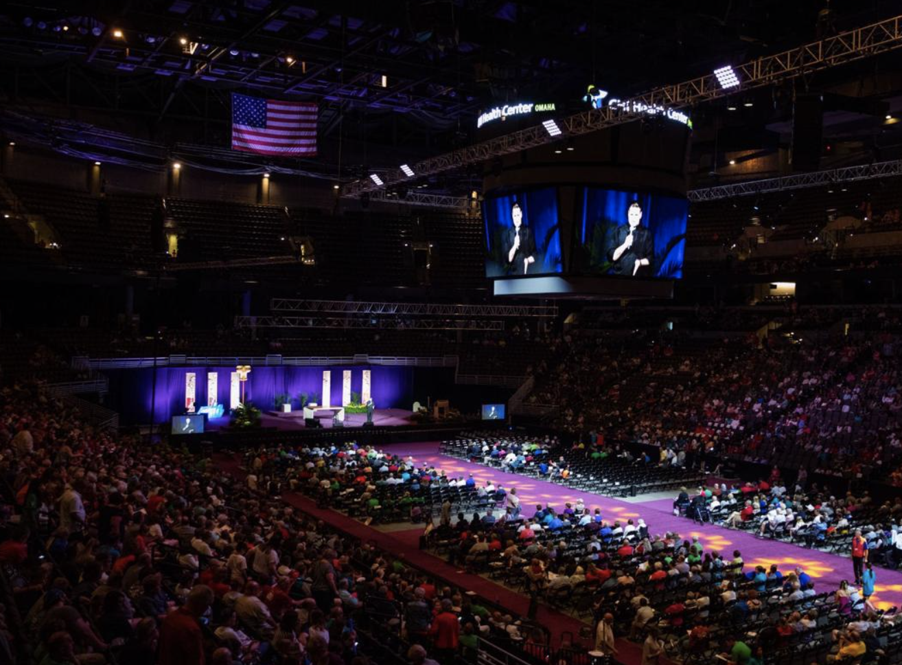 Archdiocese Omaha.  Providing lighting for Legacy Productions 2019 