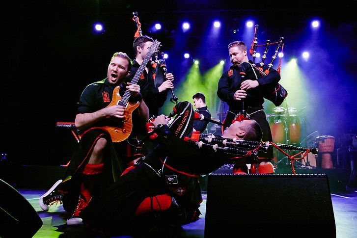 Zebra provide the full lighting rig for Red Hot Chili Pipers Colorado Springs Celtic Festival 2019 (LD Andrew Pattern )