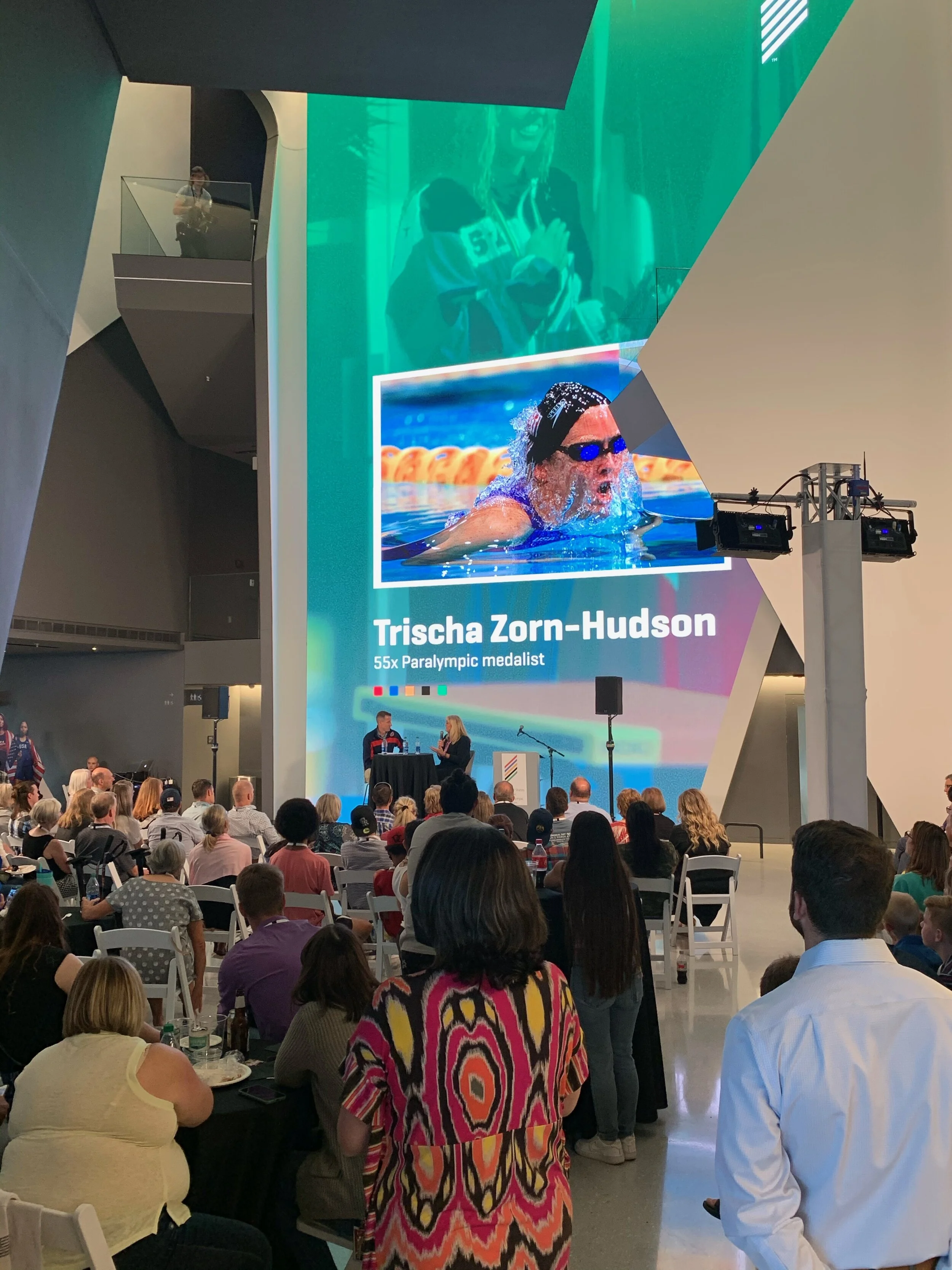 Live event at the USA Olympic Museum ( Eddy Sound)