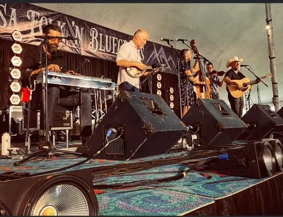 Providing the complete lighting package. Pagosa Folk 'N Bluegrass