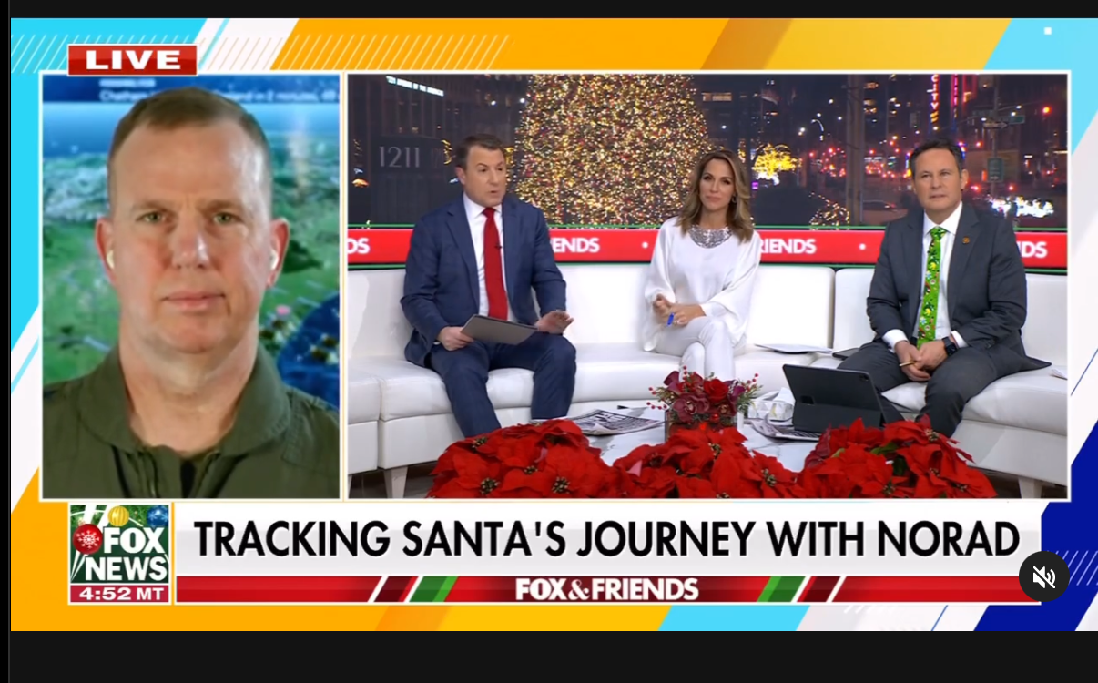 Norad tracks Santa 2024 