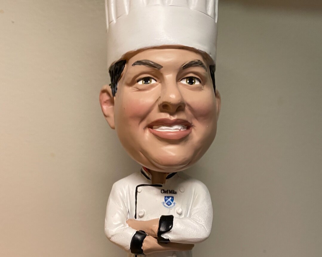 Seniors to Receive Life-Sized Marble Bust of Chef Mike’s Head in Lieu of Graduation Ceremony - by Julia Schreder